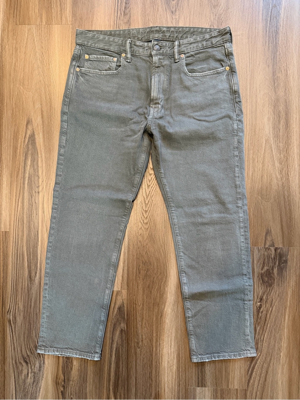 American Eagle Outfitters Men's Slim- Flex Jeans in gray